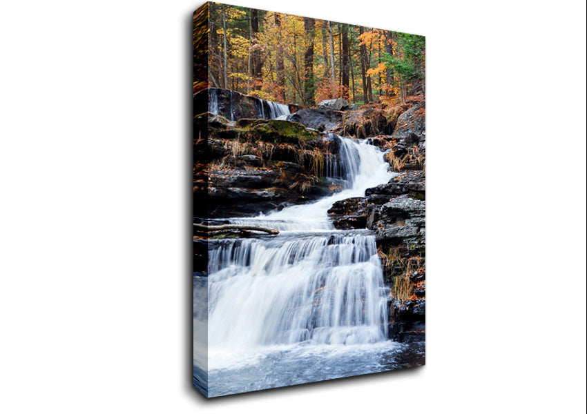 Rushing Waters Canvas Wall Art