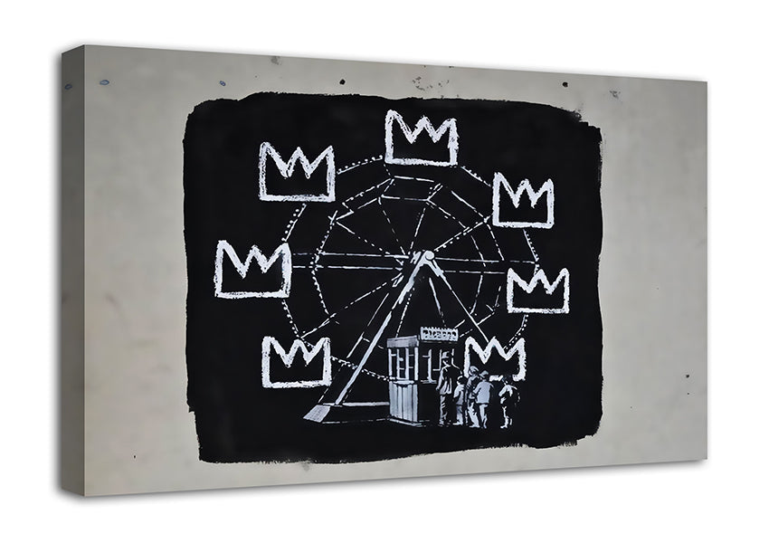 Crown Wheel Canvas Wall Art