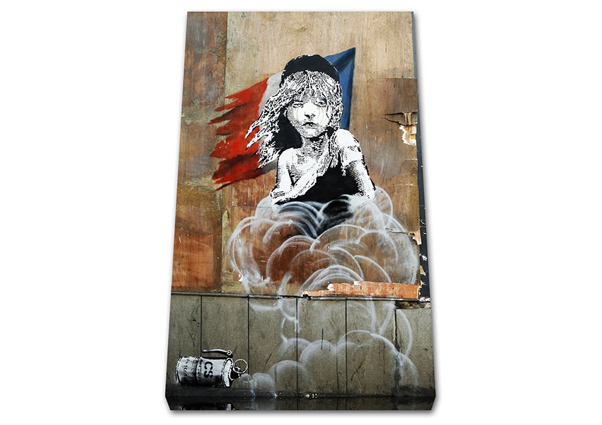 French embassy portrait Canvas Wall Art