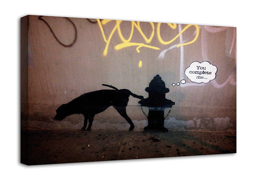 You Complete Me Canvas Wall Art