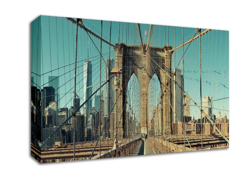 Amazing NYC Bridge Canvas Wall Art