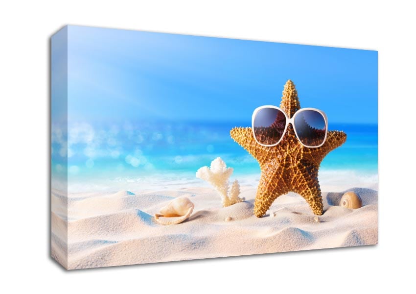 Cool Starfish Canvas Wall Art