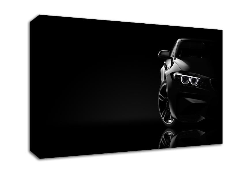 Sleek Half a car shot Canvas Wall Art