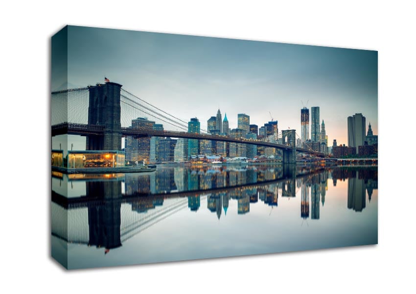 Reflections of New York Canvas Wall Art