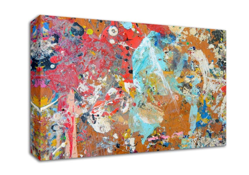 Rough paint Canvas Wall Art