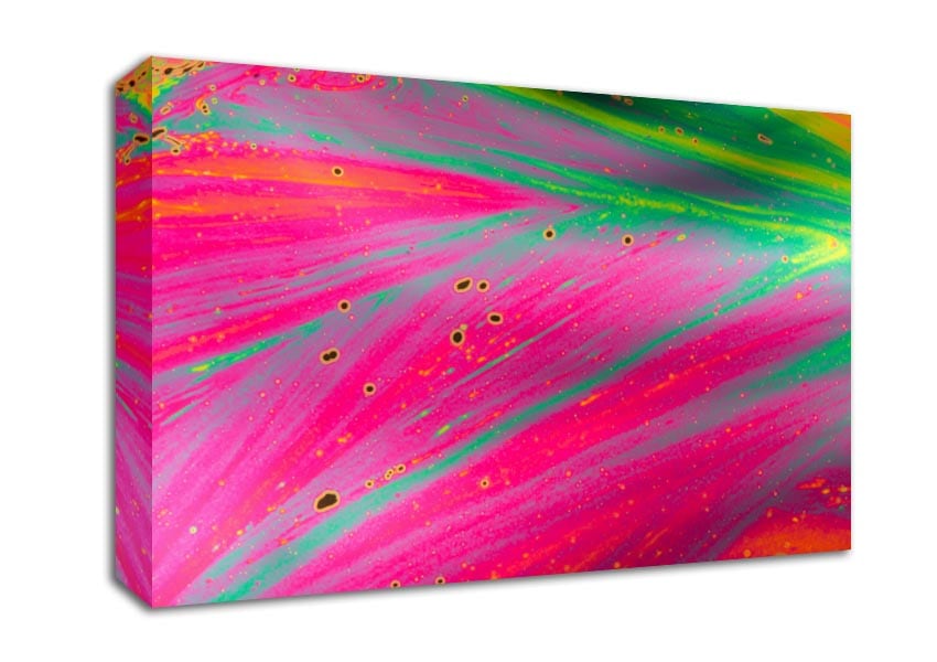 Neon colours Diffused Canvas Wall Art
