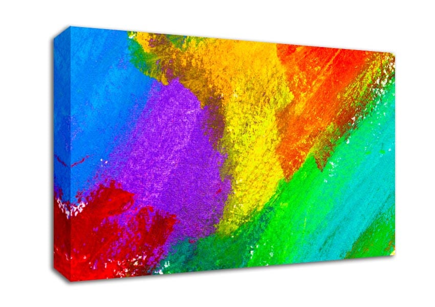 Multicoloured powders Canvas Wall Art