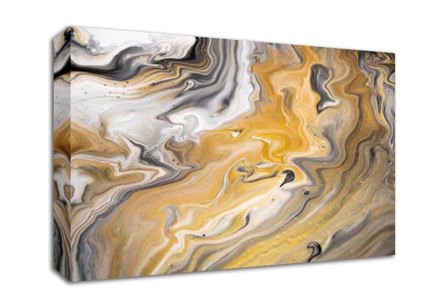 Subtle liquid colours Canvas Wall Art