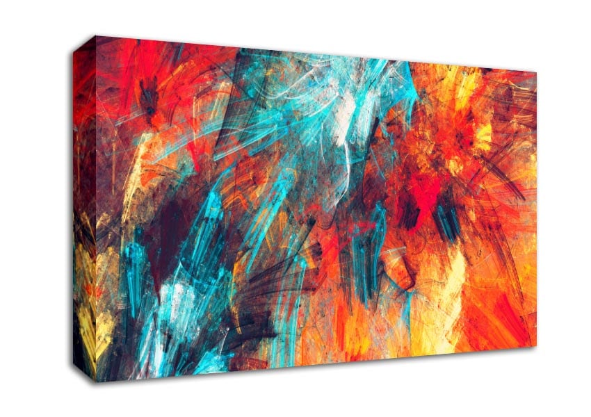 The gates of hell mess Canvas Wall Art