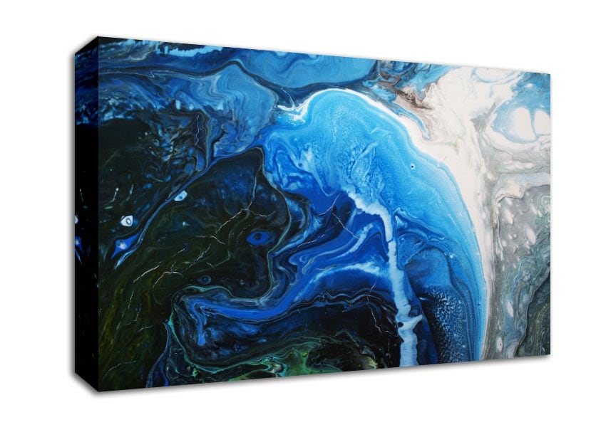Vivid textures and colours stone Canvas Wall Art