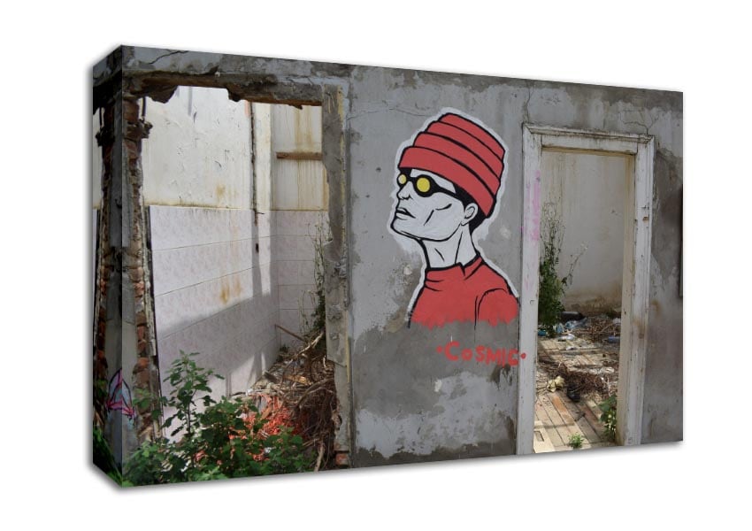 Cosmic ruins Canvas Wall Art