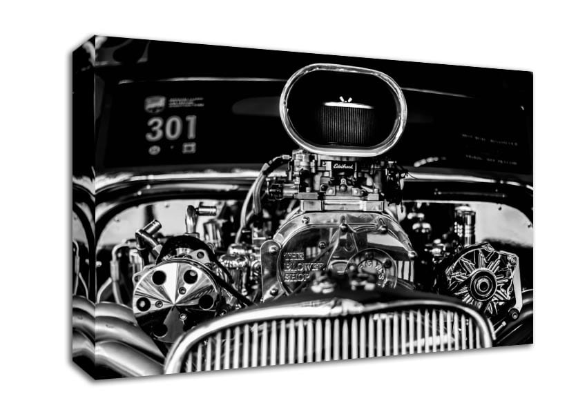 Huge block engine Canvas Wall Art