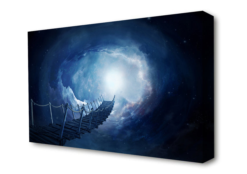 The Bridge Into The Skies Canvas Wall Art