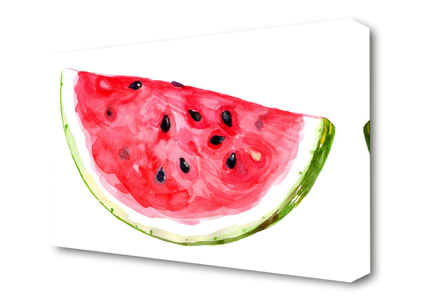 Watercolour Watermelon Canvas Wall Art