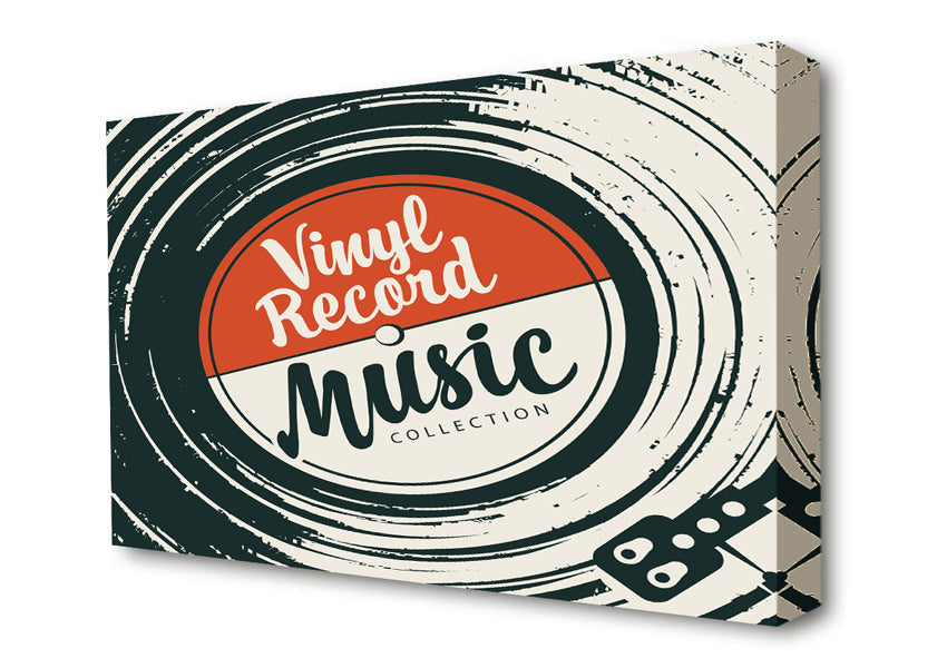 Vinyl Record Music Canvas Wall Art