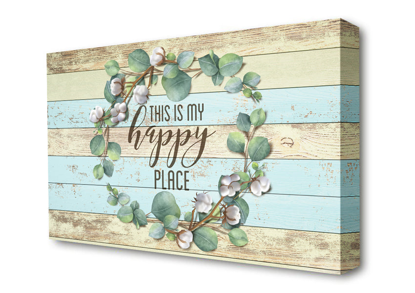This Is My Happy Place Canvas Wall Art