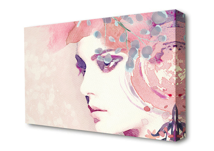 The Face Of Lilac Canvas Wall Art