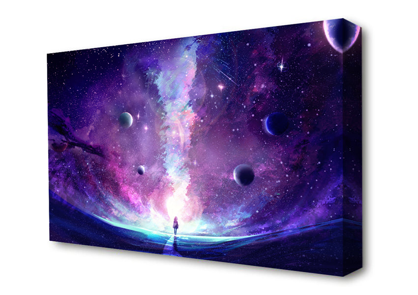 The Space Corridor Canvas Wall Art