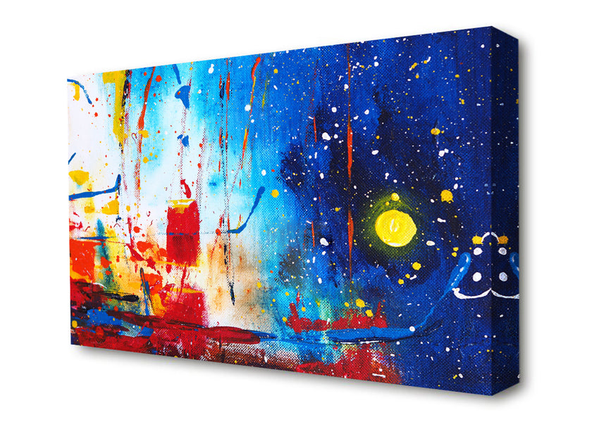 Striking Distortion Of Space Canvas Wall Art