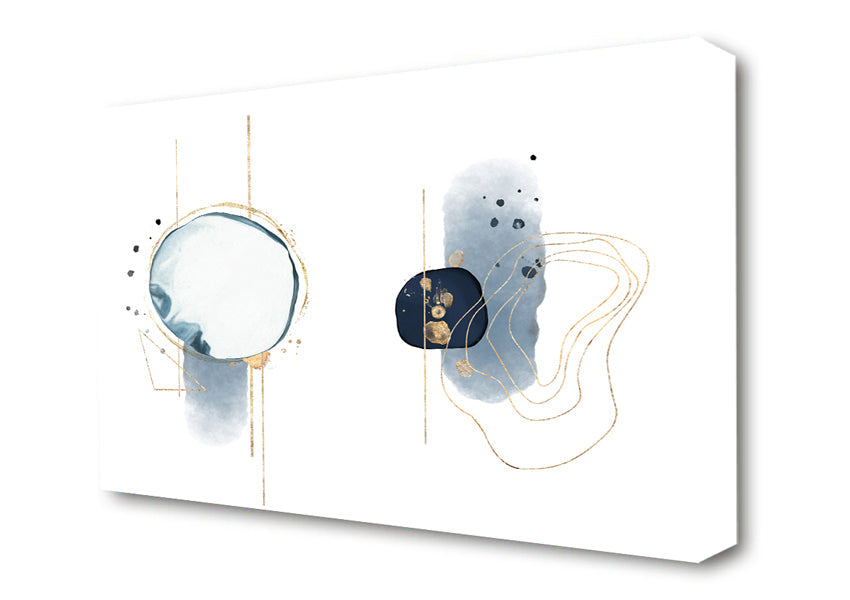 Modern Watercolour Shape Canvas Wall Art