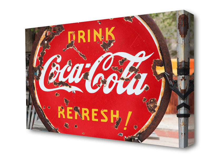 Drink Coca Cola Canvas Wall Art
