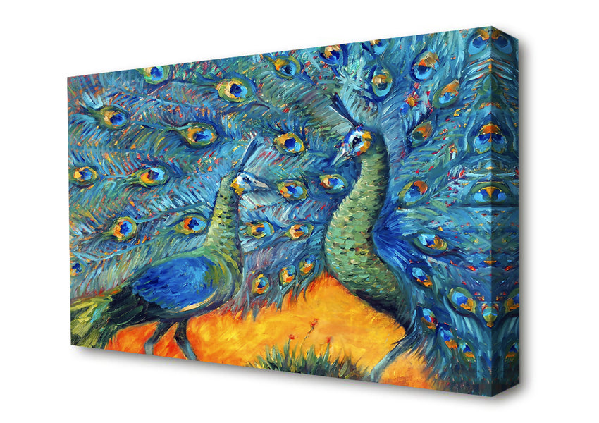 The Supreme Peacock Canvas Wall Art