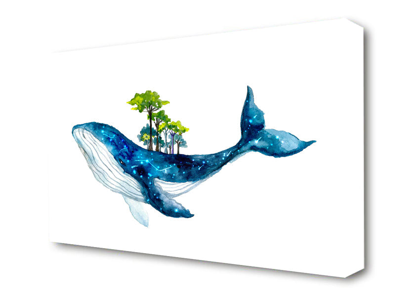 The Whale Forest Canvas Wall Art