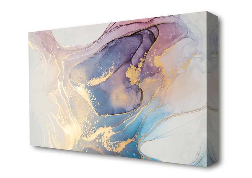 Stunning Glitter Marble Canvas Wall Art
