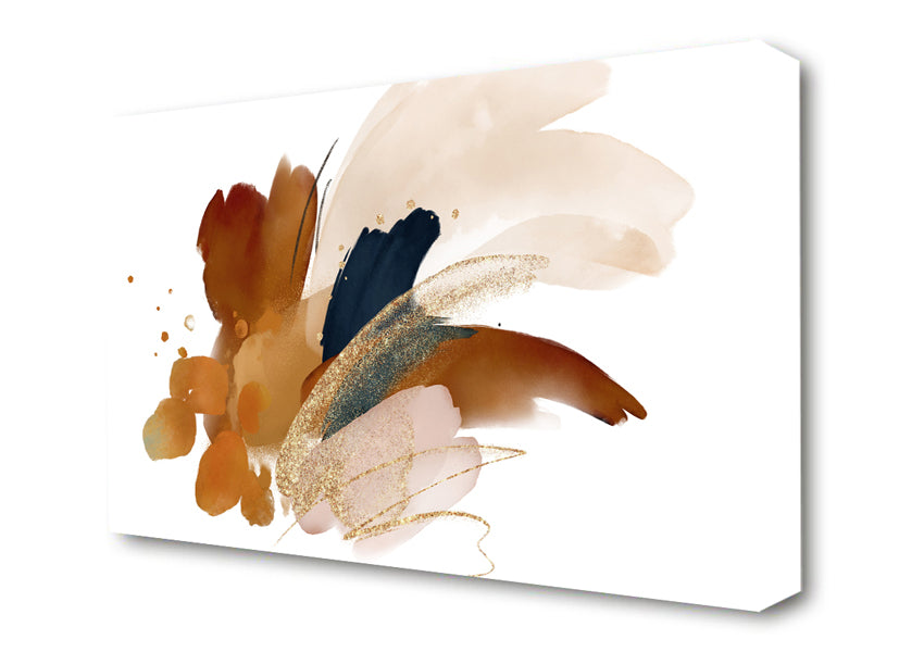 Natural Brush Strokes Canvas Wall Art