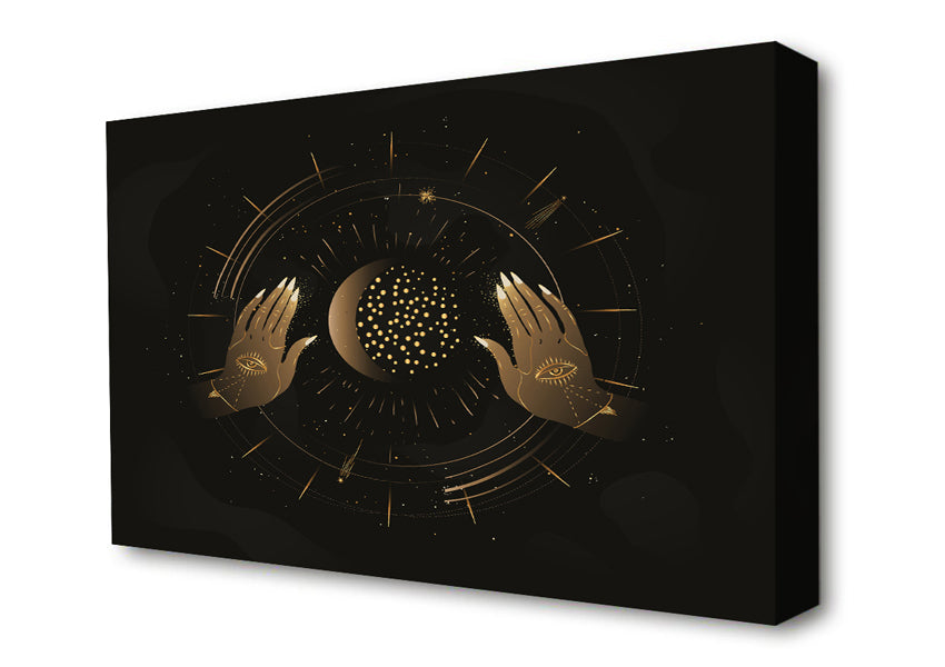 Hands Of The Spirits Canvas Wall Art