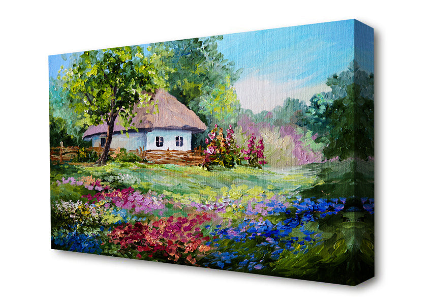 The Cottage Woodland Canvas Wall Art