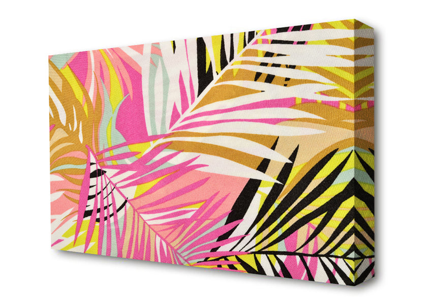 Tropical Leaves Canvas Wall Art