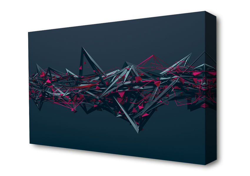 Sharp Spikes Of Shape Canvas Wall Art