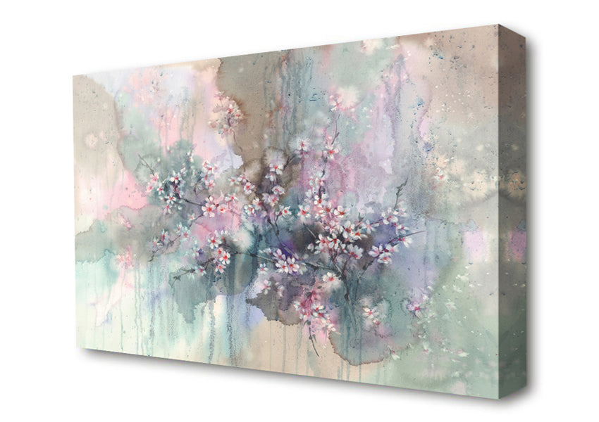 Abstract Flower Paradise Canvas Wall Art
