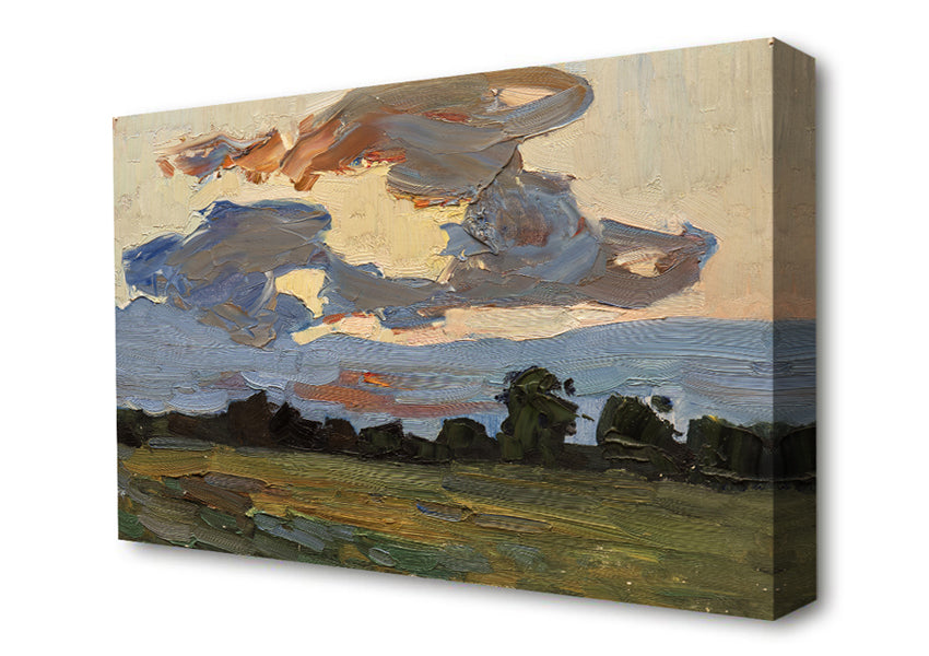 Abstract Countryside Canvas Wall Art