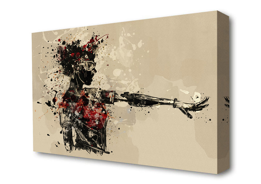 Stop Right There Canvas Wall Art