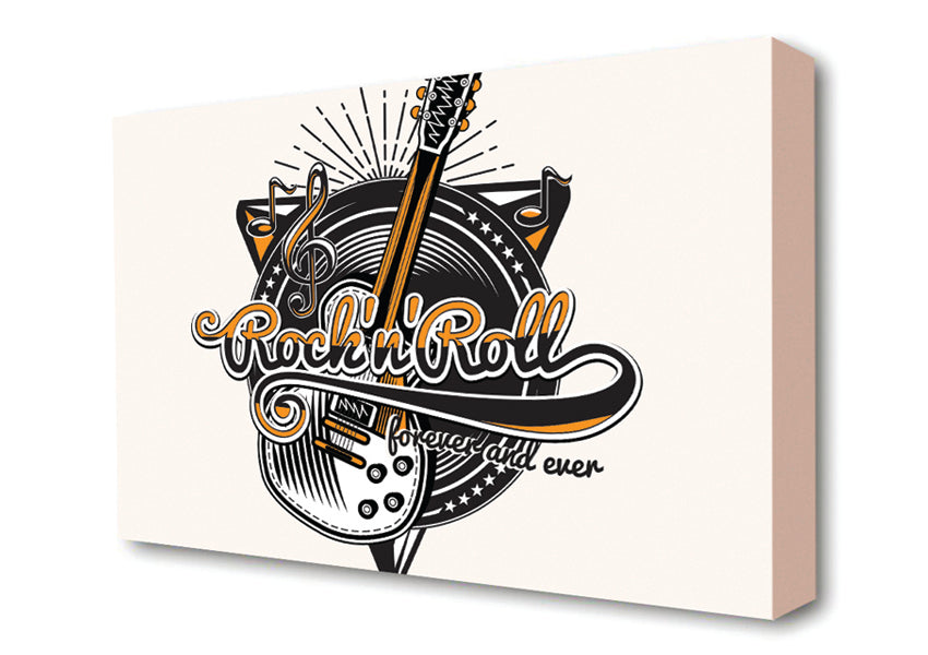 Rock N Roll Fifties Canvas Wall Art