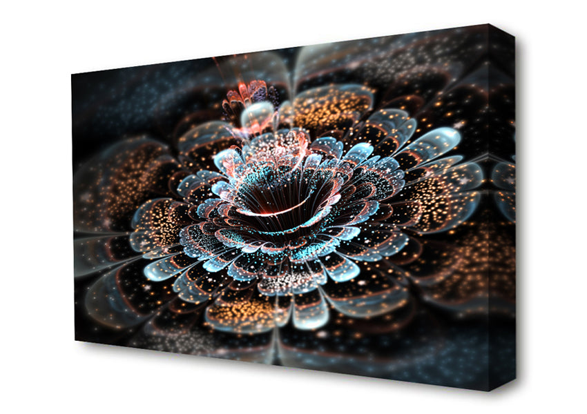 The Centre Of The Modern Flower Canvas Wall Art