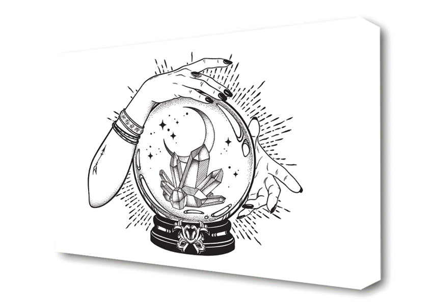 Casting A Spell Canvas Wall Art