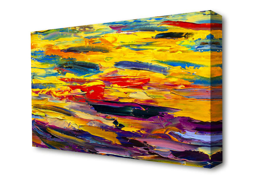 Thick Strokes Impressionism Canvas Wall Art