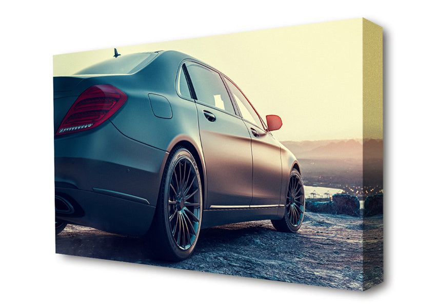 The Rear End Sports Car Canvas Wall Art