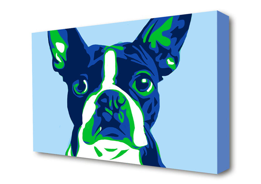 The French Bulldog Pop Art Canvas Wall Art