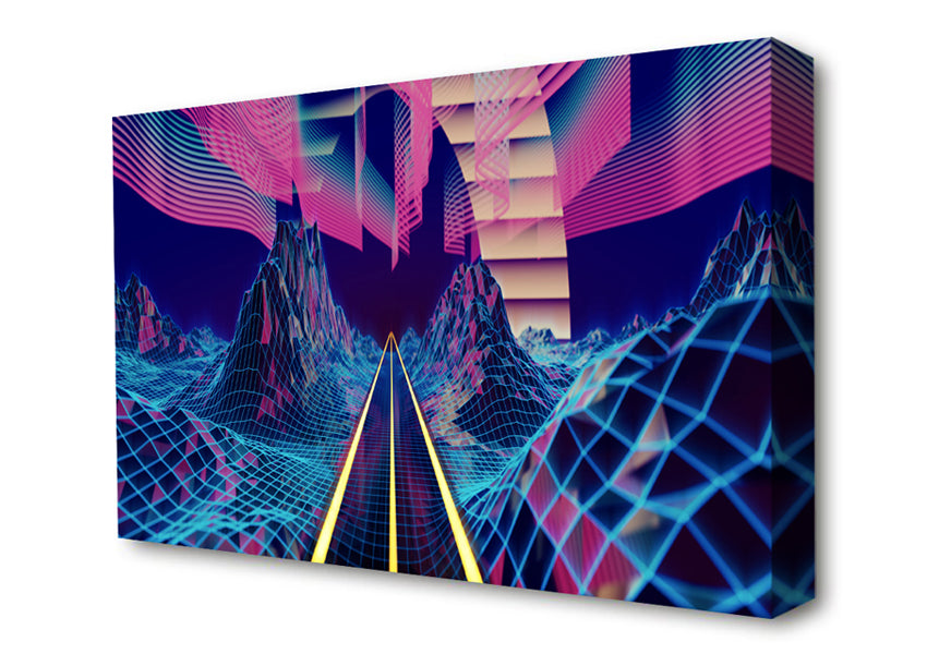 Road To The Future Canvas Wall Art
