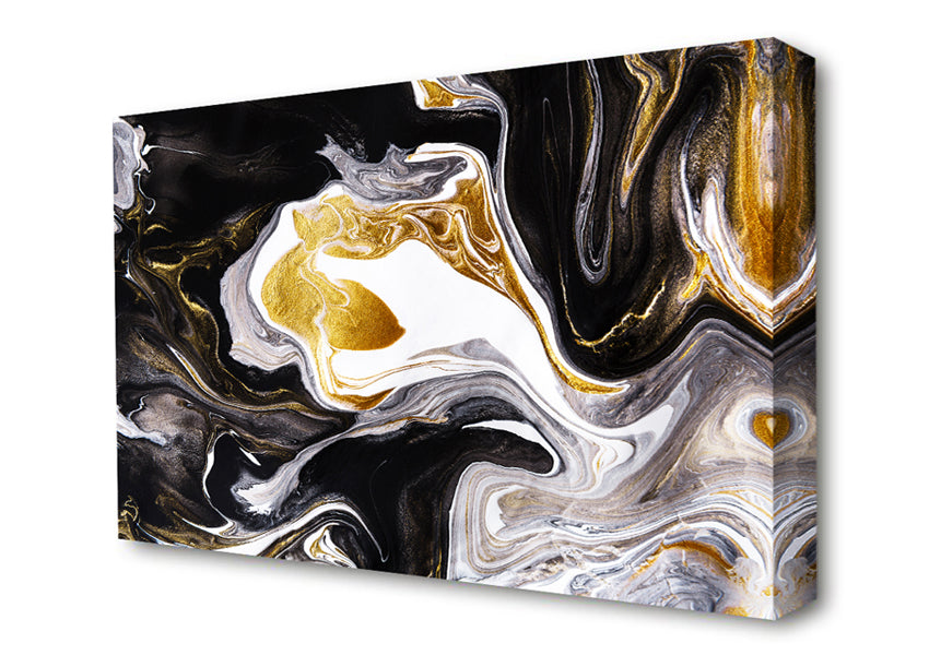 Liquid Coffee Canvas Wall Art
