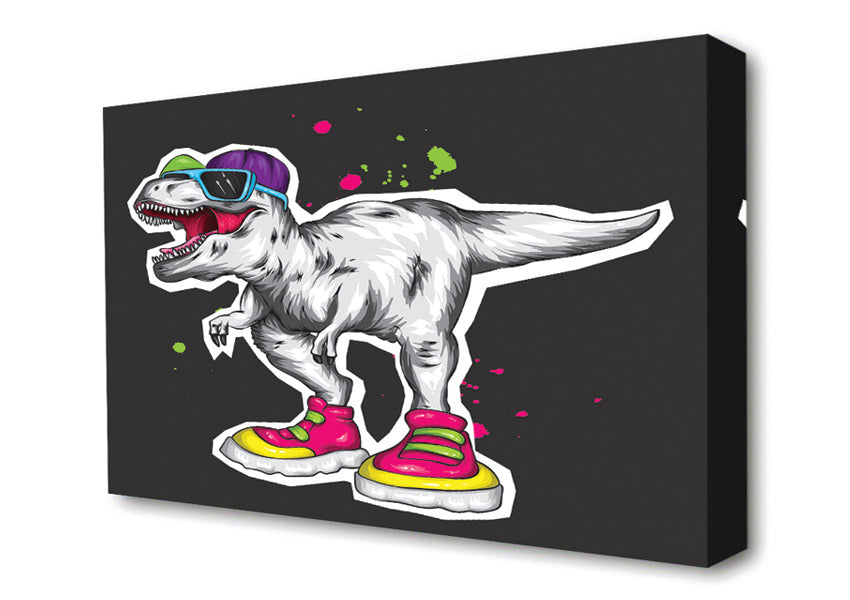 Cut Out T-Rex Canvas Wall Art