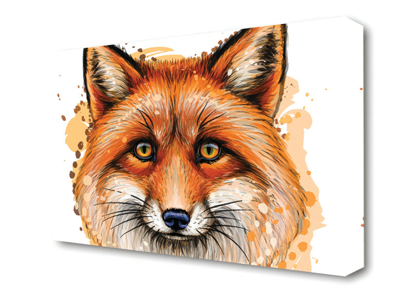 The Ginger Fox Canvas Wall Art