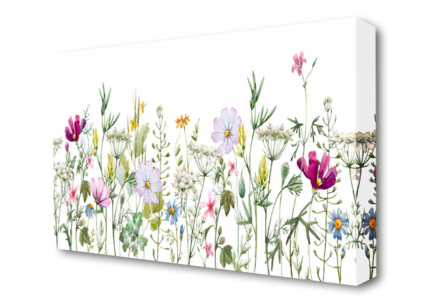 Summer Time Flowers 2 Canvas Wall Art