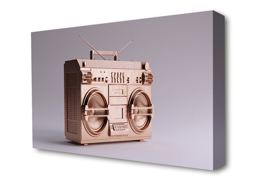 Boombox Simple Canvas Wall Art