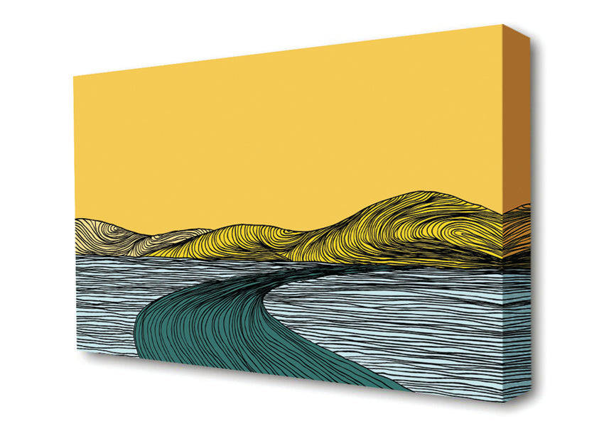 The Abstract Road Canvas Wall Art