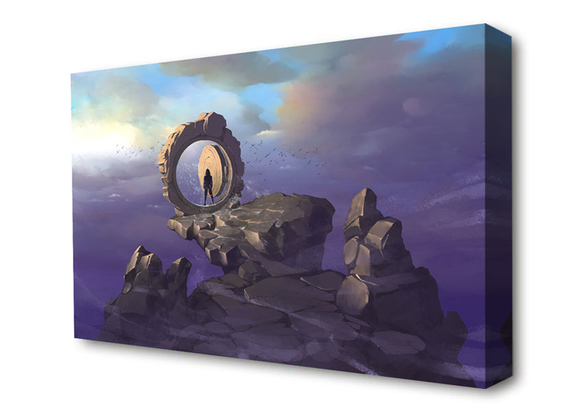 The Hole To Another Universe Canvas Wall Art